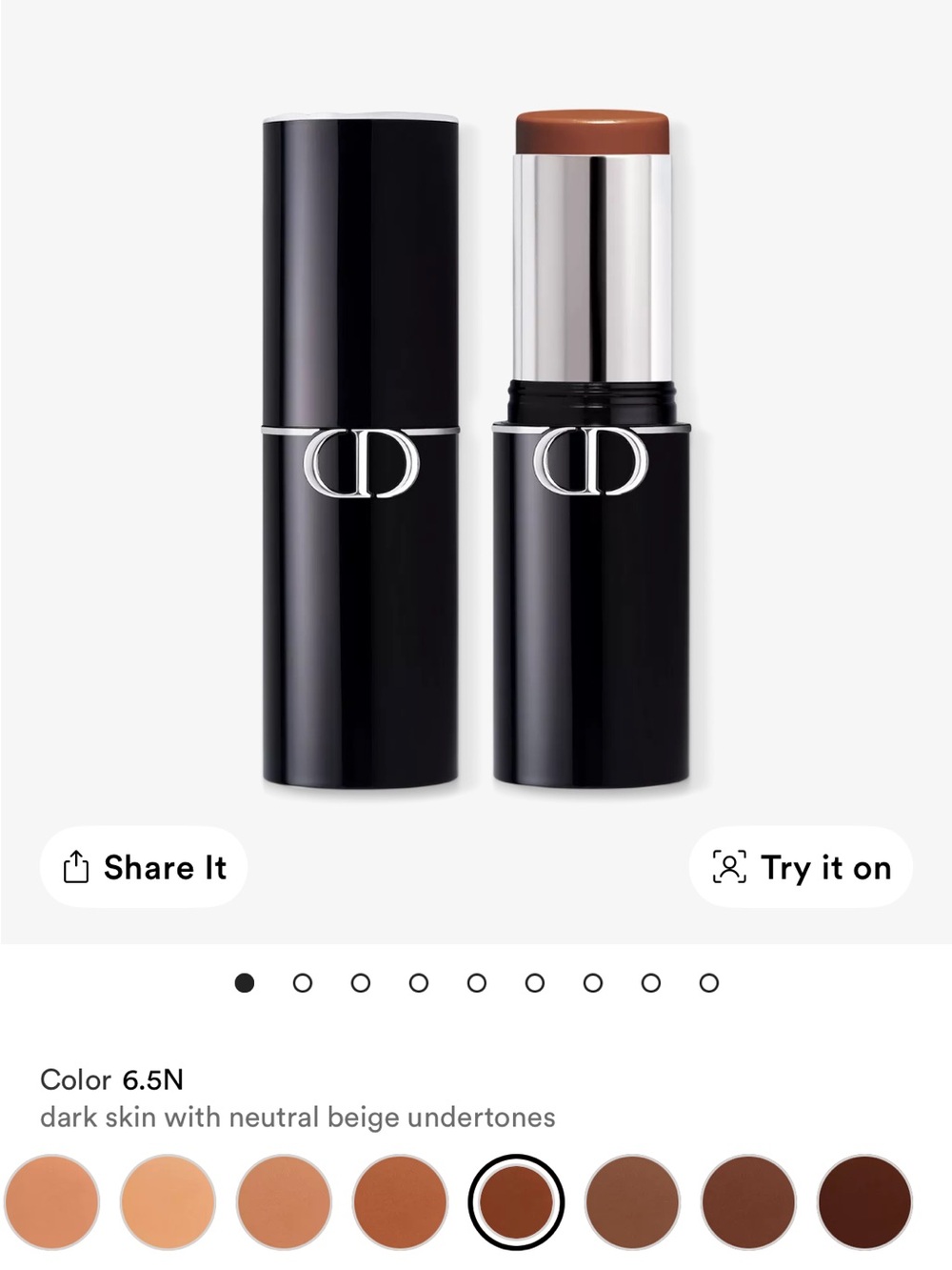 Dior Forever Skin Perfect Foundation Stick - Navy Box